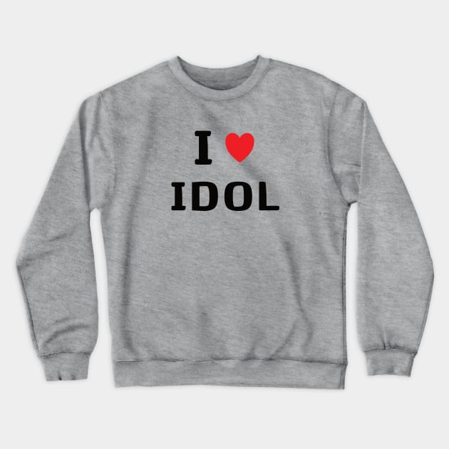 Hoshino Ruby ([Oshi no Ko]) I ♥ Idol Crewneck Sweatshirt by Kamishirts